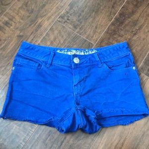 Blue shorts